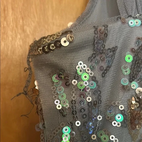 Sparkling Sequin Tulle Dress Gown Party Dress Girls Kids 10 - Picture 5 of 9